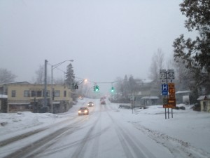 Snowy AM Main St. Lake Placid 2