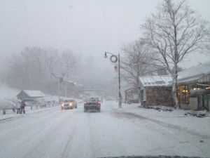Snowy AM Main St. Lake Placid 3
