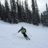 Denise shreddin' some turns-Sunshine VIllage, Banff